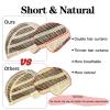 SEVENCOLORS Mens Wig Short Auburn Wigs for Men Natural Layered Reddish Synthetic Wigs Daily Cosplay Costume Buzz Cut Male Wig(Mixed blonde)