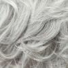 SEVENCOLORS Short Blonde Wigs for White Women Synthetic Hair Mixed Brown Wigs with Bangs Natural Layered Pixie Cut Wig for Women(gray curly pixie wig)