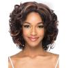 SEVENCOLORS Wigs for Black Women Afro Short Curly Bob Wigs Synthetic Hair African American Wig Natural Looking Glueless Big Curly Wigs(Brown Mixed Blonde)(Brown mixed blonde)
