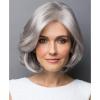 Grey silver bob
