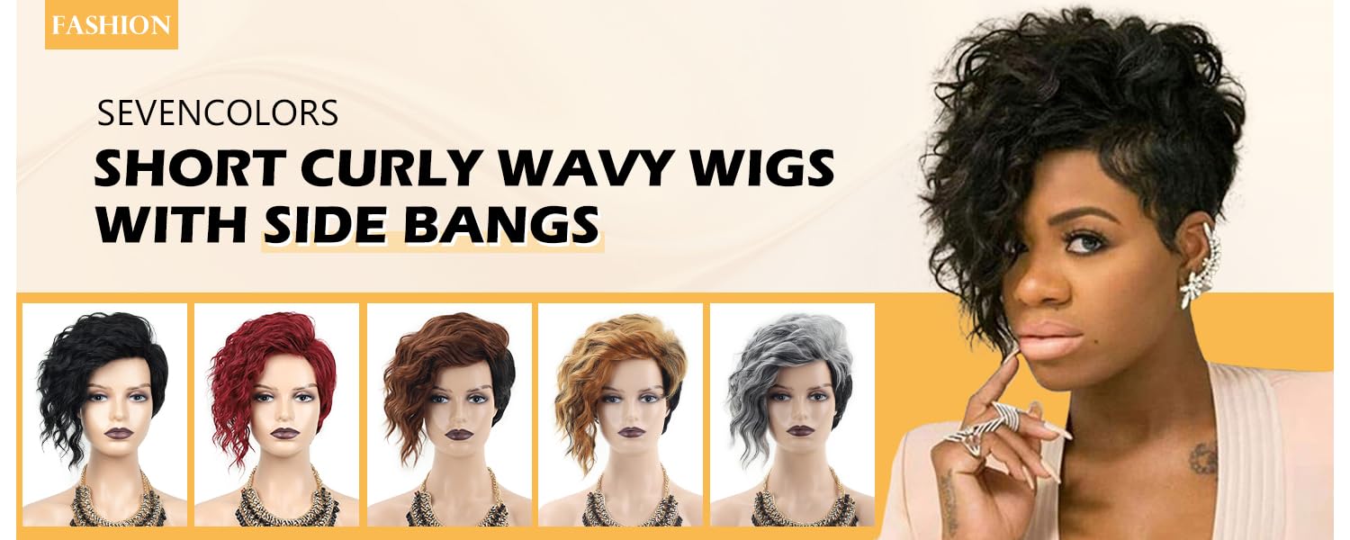 SEVENCOLORS Medium Length Strawberry Blonde Wigs for Women Layered Straight Blonde Wigs with Dark Roots Synthetic Hair Wig for Daily Party Cosplay.