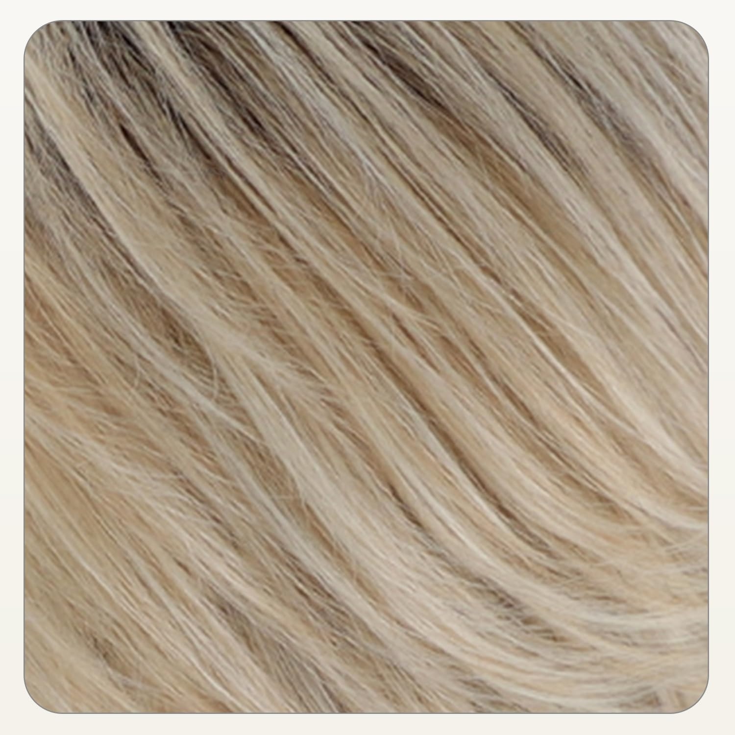 image:imageSEVENCOLORS Short Brown Blonde Wigs for White Women Natural Hair Layered Lightweight Wig with Highlights Synthetic Womens Daily WigsAsh blonde with dark root