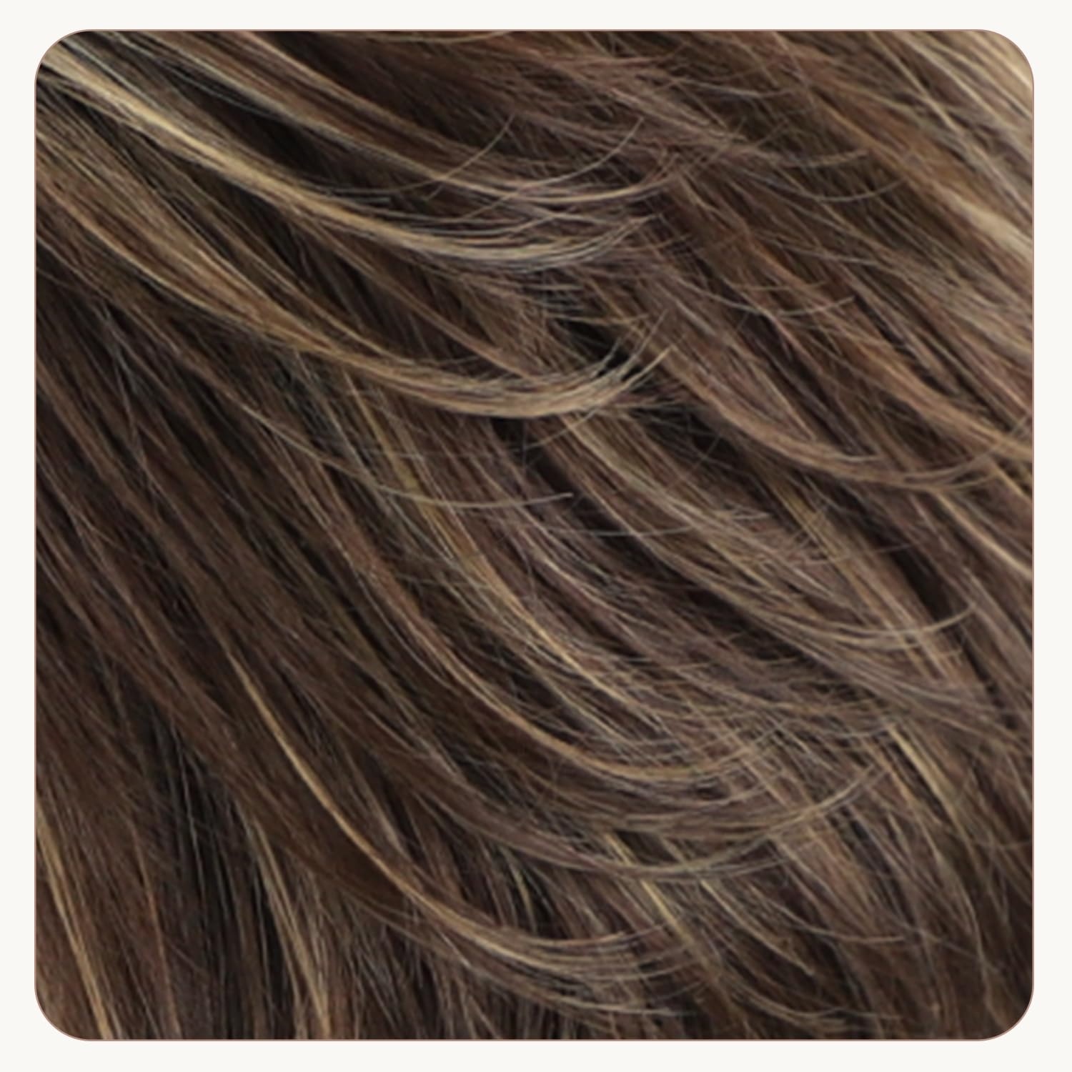 image:imageSEVENCOLORS Short Brown Blonde Wigs for White Women Natural Hair Layered Lightweight Wig with Highlights Synthetic Womens Daily WigsBrown mixed blonde