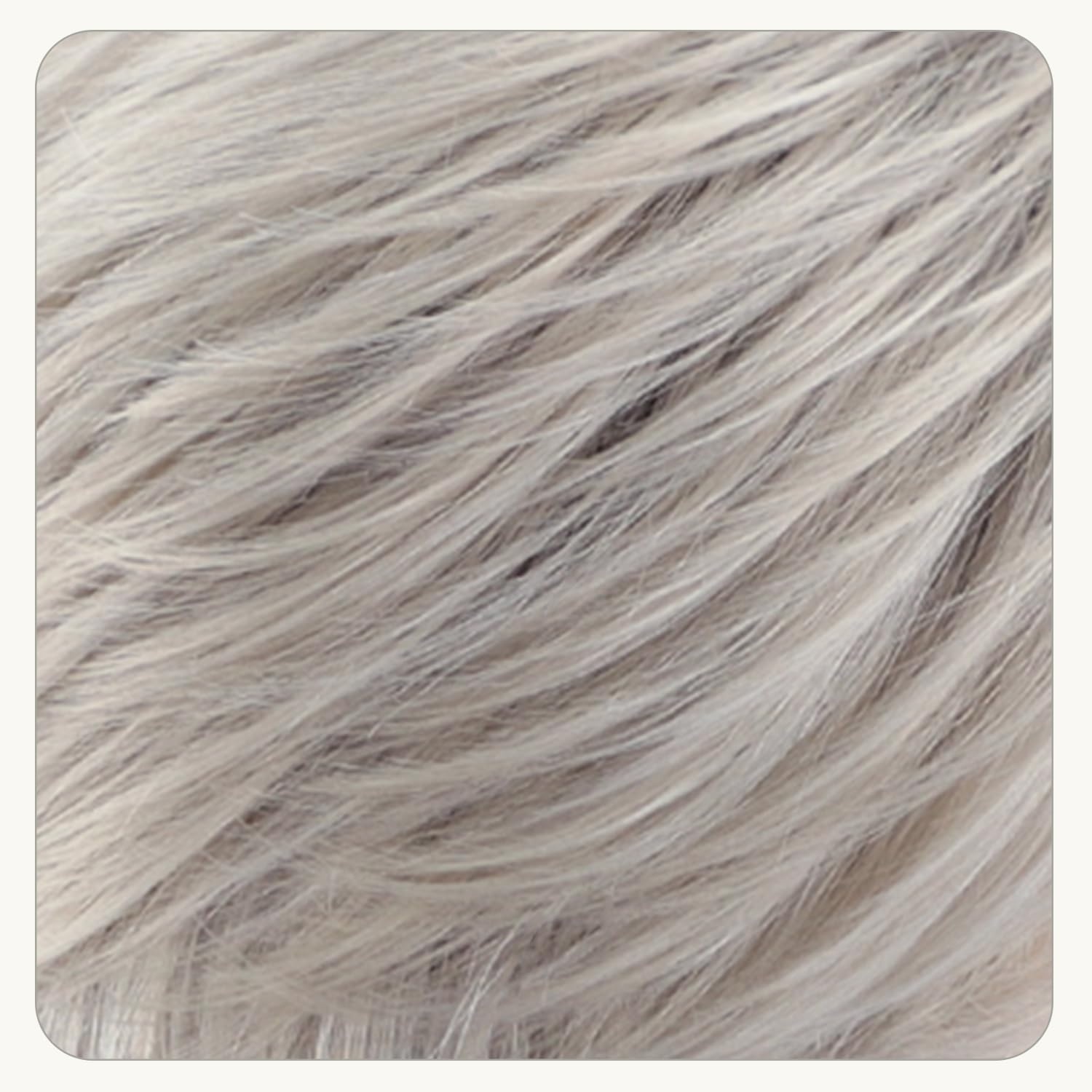 image:imageSEVENCOLORS Short Brown Blonde Wigs for White Women Natural Hair Layered Lightweight Wig with Highlights Synthetic Womens Daily WigsSilver white