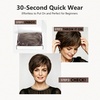 SEVENCOLORS Short Brown Blonde Wigs for White Women Natural Hair Layered Lightweight Wig with Highlights Synthetic Womens Daily Wigs(Brown mixed blonde)